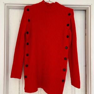 Marni Authenticated Knit Red Sweater